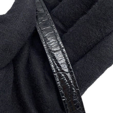 Load image into Gallery viewer, BALENCIAGA Drawstring 2-Way Bucket Bag Black638342 Croco embossed Size XS