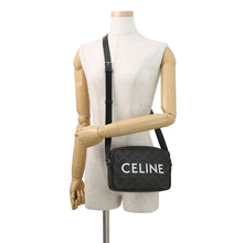 Load image into Gallery viewer, CELINE Triomphe messenger bag Black/Brown194502CIM.38NO PVC Leather Size Medium