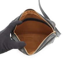 Load image into Gallery viewer, CELINE Triomphe messenger bag Black/Brown194502CIM.38NO PVC Leather Size Medium