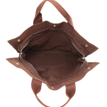 Load image into Gallery viewer, HERMES Her Line Tote Brown Nylon Canvas Size MM