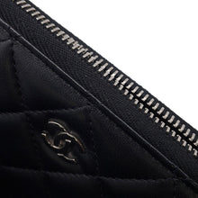 Load image into Gallery viewer, CHANEL Matelasse Zip Around Long Wallet BlackA50097 Lambskin