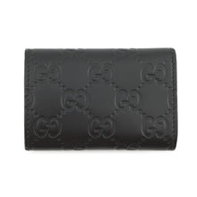 将图像加载到图库查看器中,GUCCI Guccissima 6-Key Case Black138093 Leather