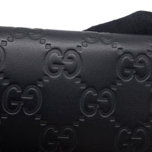 将图像加载到图库查看器中,GUCCI Guccissima 6-Key Case Black138093 Leather