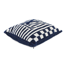 将图像加载到图库查看器中,LOUIS VUITTON Coussin Plage LV Graphic Blue/WhiteM77626 Cotton100%
