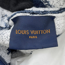 将图像加载到图库查看器中,LOUIS VUITTON Coussin Plage LV Graphic Blue/WhiteM77626 Cotton100%