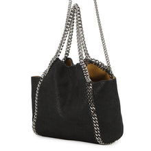 将图像加载到图库查看器中,Stella McCartney Falabella Reversible 2-Way Shoulder Bag Black/Yellow529282 Polyester Size Mini
