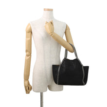 将图像加载到图库查看器中,Stella McCartney Falabella Reversible 2-Way Shoulder Bag Black/Yellow529282 Polyester Size Mini
