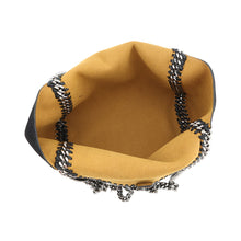 将图像加载到图库查看器中,Stella McCartney Falabella Reversible 2-Way Shoulder Bag Black/Yellow529282 Polyester Size Mini
