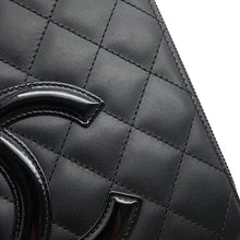 Load image into Gallery viewer, CHANEL Cambon Line Organizer BlackA26710 Lambskin