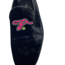 Load image into Gallery viewer, LOUIS VUITTON Auteuil loafers Black/Multicolor Velour Size 5H