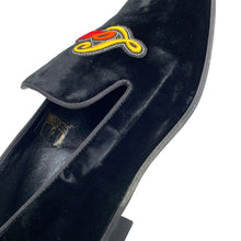 Load image into Gallery viewer, LOUIS VUITTON Auteuil loafers Black/Multicolor Velour Size 5H