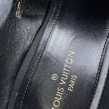 Load image into Gallery viewer, LOUIS VUITTON Auteuil loafers Black/Multicolor Velour Size 5H