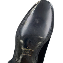 Load image into Gallery viewer, LOUIS VUITTON Auteuil loafers Black/Multicolor Velour Size 5H