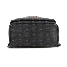 将图像加载到图库查看器中,MCM Backpack Aurora Design Black/MulticolorMMK75VE45BK001 Leather