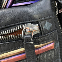 将图像加载到图库查看器中,MCM Backpack Aurora Design Black/MulticolorMMK75VE45BK001 Leather
