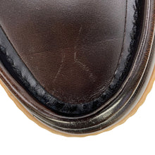 将图像加载到图库查看器中,LOUIS VUITTON Woodcut Line Derby Shoes Brown/Beige Leather Wood Size 7