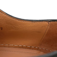 将图像加载到图库查看器中,LOUIS VUITTON Woodcut Line Derby Shoes Brown/Beige Leather Wood Size 7
