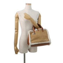 Load image into Gallery viewer, Dior To Jules Macrocannage Handbag Beige/Brown/EcruWhiteM2821OMMZ Shearling suede Size Medium