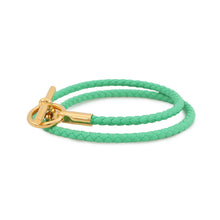 Load image into Gallery viewer, HERMES Grennan de Bourtour Bracelet VertComic Swift Leather