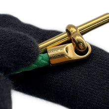 将图像加载到图库查看器中,HERMES Grennan de Bourtour Bracelet VertComic Swift Leather