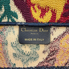 将图像加载到图库查看器中,Dior Book Tote Embroidery Paisley Navy/Multicolor Canvas Size Medium