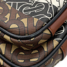 Load image into Gallery viewer, BURBERRY TBMonogram Striped Camera Bag Brown/Black/White8021485 Leather PVC