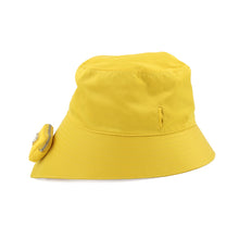 Load image into Gallery viewer, PRADA Re-Nylon Triangle Logo Bucket Hat with Mini Pouch Yellow2HC282 Nylon