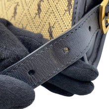 Load image into Gallery viewer, SAINT LAURENT PARIS Monogram Satchel All-Over Shoulder Bag Beige/Black585006 Canvas Leather Size Medium