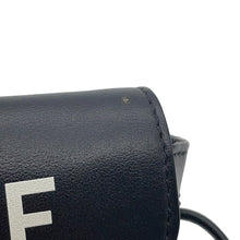 将图像加载到图库查看器中,CELINE Triangle Mini Shoulder Bag Black10I193DMO Leather
