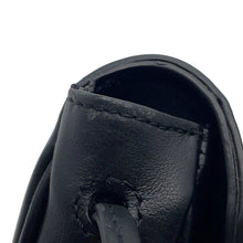 将图像加载到图库查看器中,CELINE Triangle Mini Shoulder Bag Black10I193DMO Leather