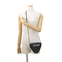 将图像加载到图库查看器中,CELINE Triangle Shoulder Bag Black19590 Leather