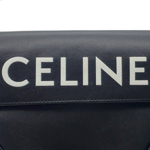 将图像加载到图库查看器中,CELINE Triangle Shoulder Bag Black19590 Leather
