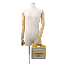 Load image into Gallery viewer, BURBERRY Pocket Bag 2WAY Bag Beige/Yellow8047352 Canvas Leather Size Mini