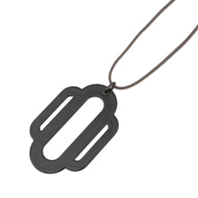 将图像加载到图库查看器中,HERMES Necklace At Large Pink/White/Black Metal