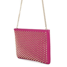 Load image into Gallery viewer, Christian Louboutin Studded ChainShoulder Pink Leather