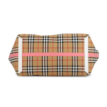 将图像加载到图库查看器中,BURBERRY Nova Check Reversible Tote Bag Beige/Pink/White Canvas Leather