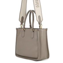 Load image into Gallery viewer, MIUMIU Vitello Daino 2WAY Bag Gray5BA249 Leather