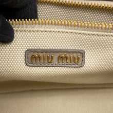 Load image into Gallery viewer, MIUMIU Vitello Daino 2WAY Bag Gray5BA249 Leather