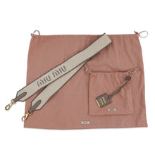 将图像加载到图库查看器中,MIUMIU Vitello Daino 2WAY Bag Gray5BA249 Leather