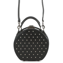 Load image into Gallery viewer, SAINT LAURENT PARIS Mikabox Studded 2WAY Handbag Black544378 Leather