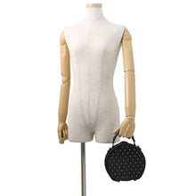 Load image into Gallery viewer, SAINT LAURENT PARIS Mikabox Studded 2WAY Handbag Black544378 Leather