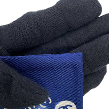 将图像加载到图库查看器中,CHANEL hair band scarf Navy/WhiteAA0349 Silk100%