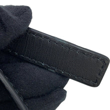 将图像加载到图库查看器中,MCM Vintage Jacquard Phone Shoulder Bag Black/Gray/WhiteMMRBATQ02EG001 Canvas Leather