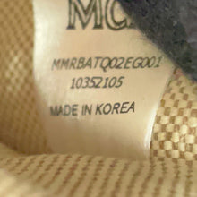 Load image into Gallery viewer, MCM Vintage Jacquard Phone Shoulder Bag Black/Gray/WhiteMMRBATQ02EG001 Canvas Leather