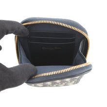 Load image into Gallery viewer, Dior Oblique 30 Montaigne Call'in Dior Phone Shoulder Bag Navy/BeigeS2114UTZQ Canvas Leather