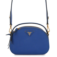 将图像加载到图库查看器中,PRADA Odette 2WAY Bag Blue1BH123 Leather