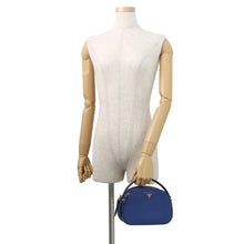 将图像加载到图库查看器中,PRADA Odette 2WAY Bag Blue1BH123 Leather