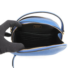 将图像加载到图库查看器中,PRADA Odette 2WAY Bag Blue1BH123 Leather