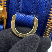 将图像加载到图库查看器中,PRADA Odette 2WAY Bag Blue1BH123 Leather