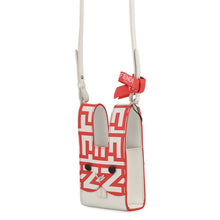 Load image into Gallery viewer, FENDI Marc Jacobs Mini Bustina Bunny Shoulder Bag White/Red7SA169 Leather